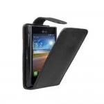 Flip Cover for LG Optimus L3 E400 - Black