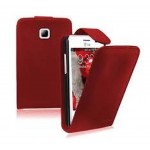 Flip Cover for LG Optimus L3 E400 - Red