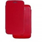 Flip Cover for Micromax A089 Bolt - Red