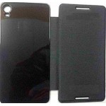 Flip Cover for Micromax A104 Canvas Fire 2 - Black & Gold