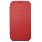 Flip Cover for Micromax A110 Canvas 3 - Red