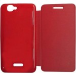 Flip Cover for Micromax A120 Canvas 2 Colors - Red