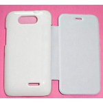Flip Cover for Micromax A59 Bolt - White