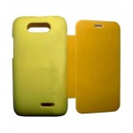 Flip Cover for Micromax A59 Bolt - Yellow