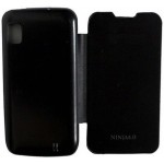 Flip Cover for Micromax A87 Ninja 4.0 - Black