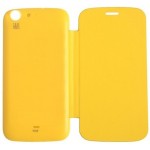Flip Cover for Micromax Canvas 4 A211 - Yellow