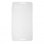 Flip Cover For Micromax A104 Canvas Fire 2 White By - Maxbhi Com