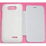 Flip Cover for Micromax Bolt A59 - White