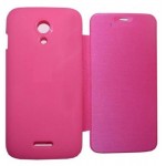 Flip Cover for Micromax Canvas 2.2 A114 - Pink