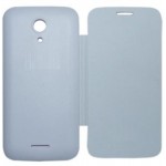 Flip Cover for Micromax Canvas 2.2 A114 - White