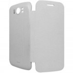 Flip Cover for Micromax Canvas 2 A110 - White