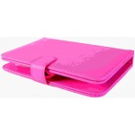 Flip Cover for Micromax Canvas Tab P650E - Pink