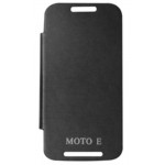 Flip Cover for Motorola Moto E Dual TV XT1025 with Digital TV - Black