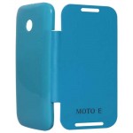 Flip Cover for Motorola Moto E Dual TV XT1025 with Digital TV - Blue
