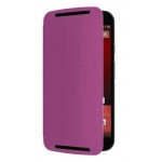 Flip Cover for Motorola Moto G (2nd Gen) Dual SIM - Purple