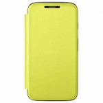 Flip Cover for Motorola Moto G Dual SIM - Black & Yellow