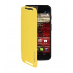 Flip Cover for Motorola Moto X (2014) - Yellow