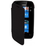 Flip Cover for Nokia Lumia 710 - White & Black