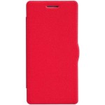 Flip Cover for Oppo R1 R829T - Red