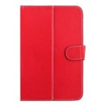 Flip Cover for Penta T-Pad WS704D - Red