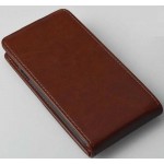 Flip Cover for Philips S388 - Brown