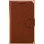 Flip Cover for Prestigio Multiphone 3450 Duo - Brown
