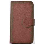 Flip Cover for Reliance Haier E617 - Brown