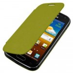 Flip Cover for Samsung Ace II - Green