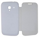 Flip Cover for Samsung Ace II - White
