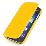 Flip Cover for Samsung Ace II - Yellow