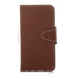 Flip Cover for Samsung E500M with dual SIM - Brown