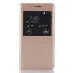 Flip Cover for Samsung Galaxy A5 A500F1 - Champagne Gold
