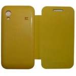 Flip Cover for Samsung Galaxy Ace S5830 - Yellow