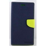 Flip Cover for Samsung Galaxy Mega 2 Duos SM-G7508Q with dual SIM - Dark Blue