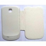 Flip Cover for Samsung Galaxy Mini S5570 - White