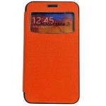 Flip Cover for Samsung Galaxy Note 3 N9005 with 3G & LTE - Orange
