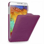 Flip Cover for Samsung Galaxy Note 3 N9005 with 3G & LTE - Purple