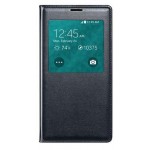 Flip Cover for Samsung Galaxy S5 4G+ - Charcoal Black