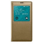 Flip Cover for Samsung Galaxy S5 4G+ - Copper Gold