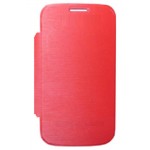 Flip Cover for Samsung Galaxy Star Plus S7262 (Dual SIM) - Red