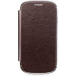 Flip Cover for Samsung I8190N Galaxy S III mini with NFC - Amber Brown