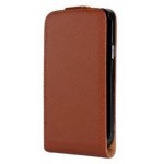 Flip Cover for Samsung I9000 Galaxy S - Brown