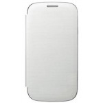 Flip Cover for Samsung I9500 Fraser - White