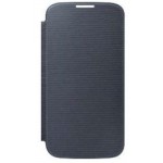 Flip Cover for Samsung I9500 Galaxy S4 - Black Mist