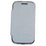 Flip Cover for Samsung Rex 60 C3310R with single SIM - White