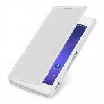 Flip Cover for Sony D 2403 - White