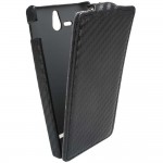 Flip Cover for Sony Ericsson ST25i Kumquat - Black