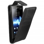 Flip Cover for Sony Xperia MT27i Pepper - Black