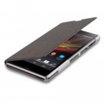 Flip Cover for Sony Xperia Z1F (Mini) - Black