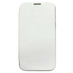Flip Cover for Spice Mi-349 Smart Flo Edge - White